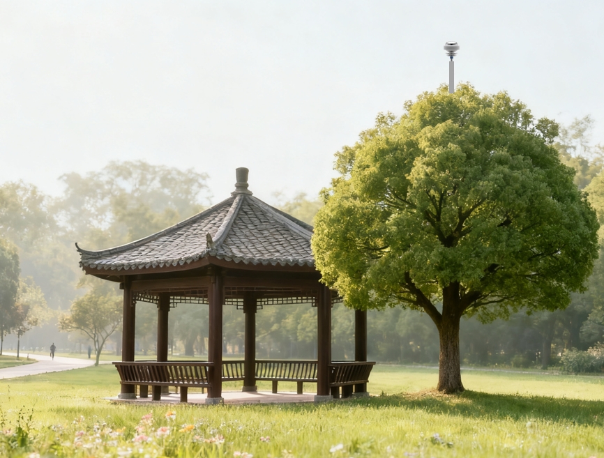 CMCE保护古树凉亭