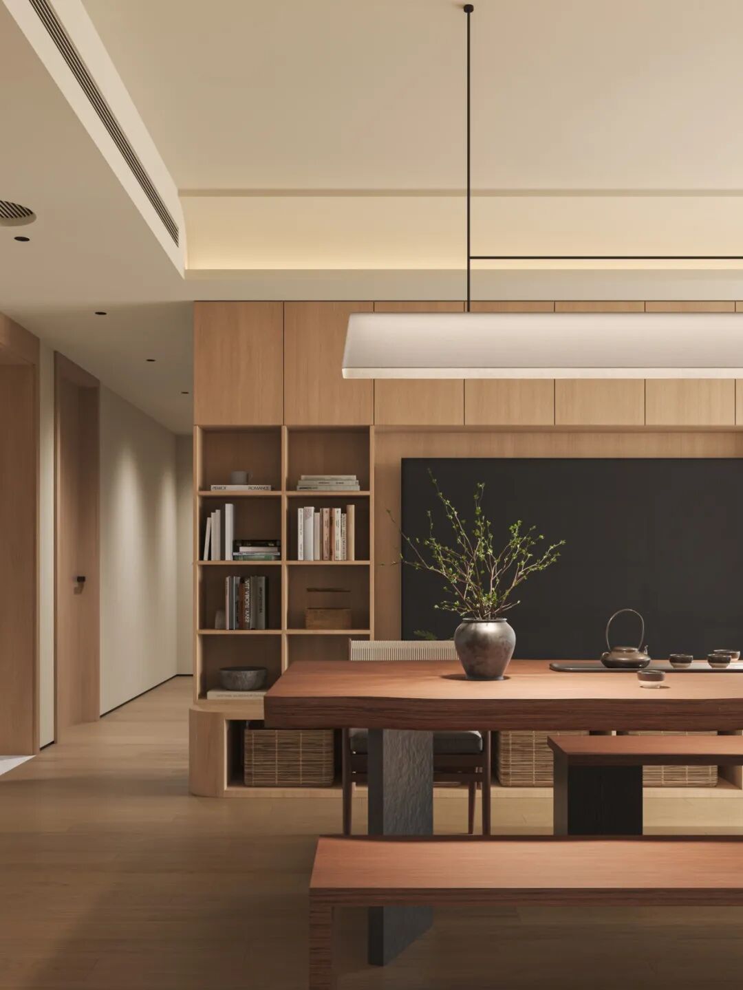 暖色简约客餐厅