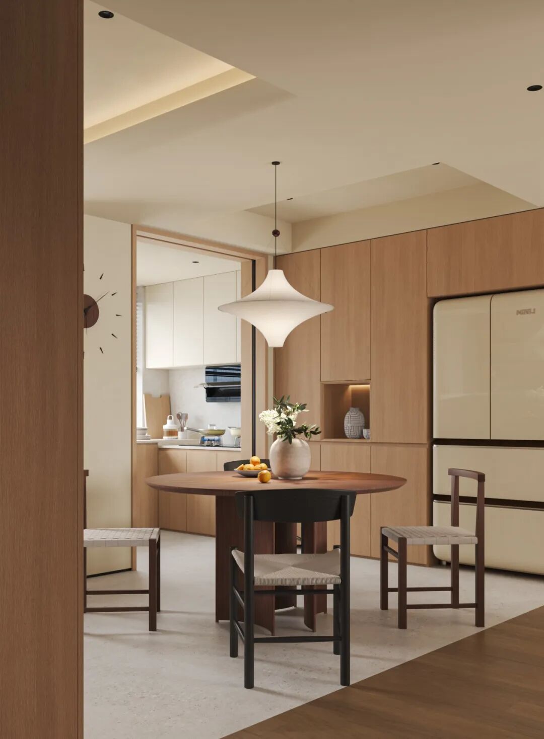 暖色简约客餐厅