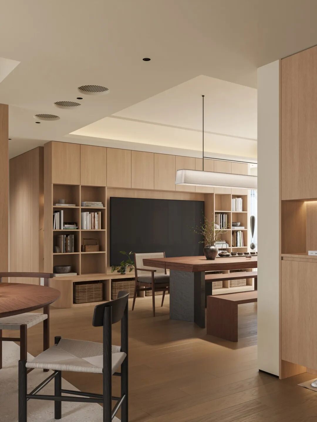 暖色简约客餐厅