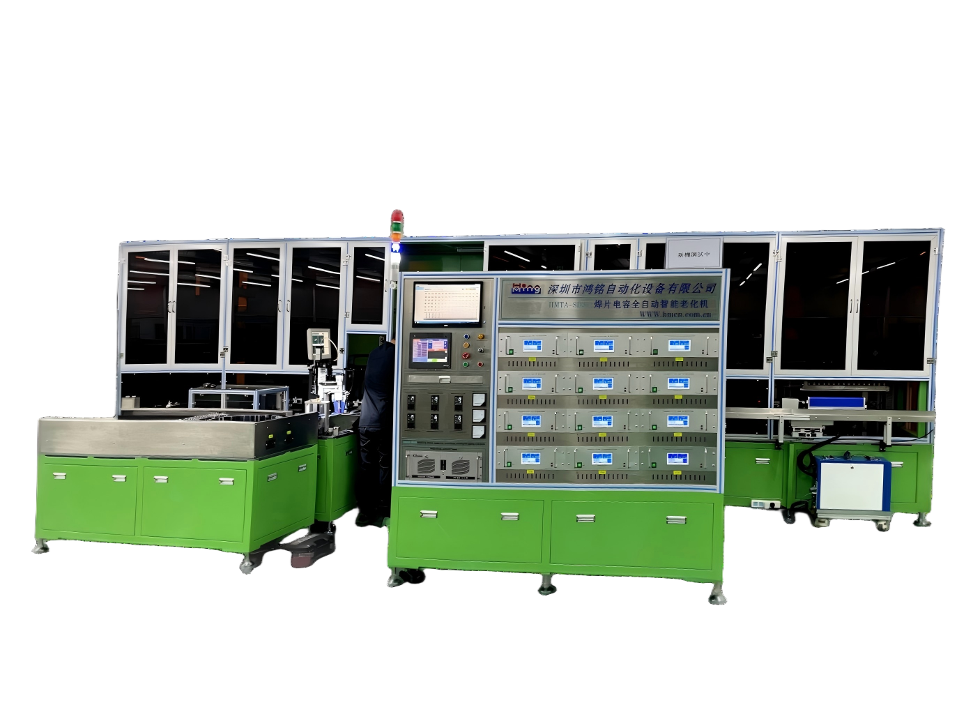 焊片电容器全自动智能老化机   (HMTA-SD35-600V)