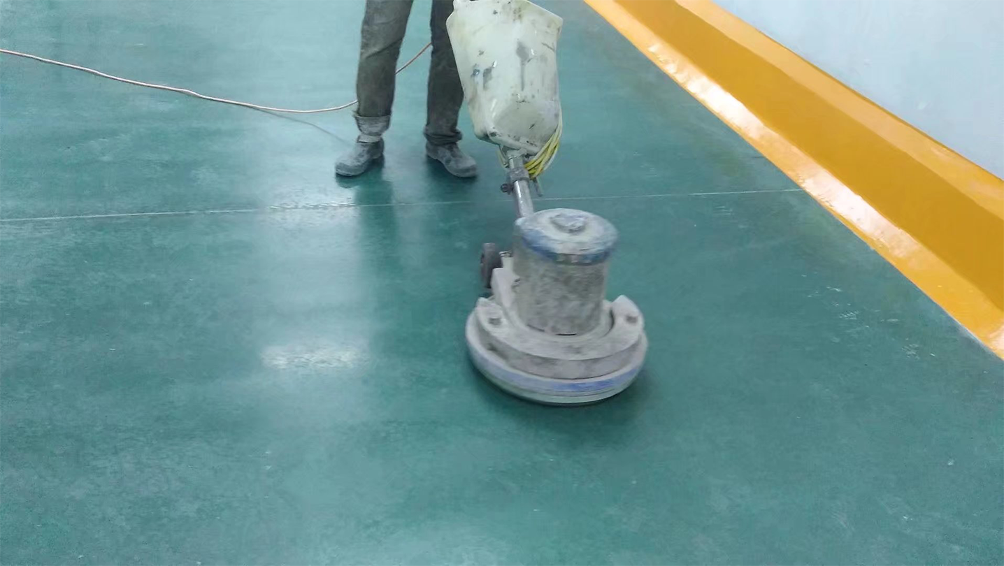地面养护-施工现场