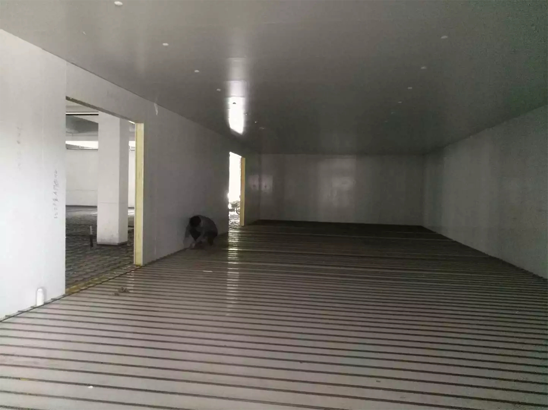 精钢砂施工-施工现场
