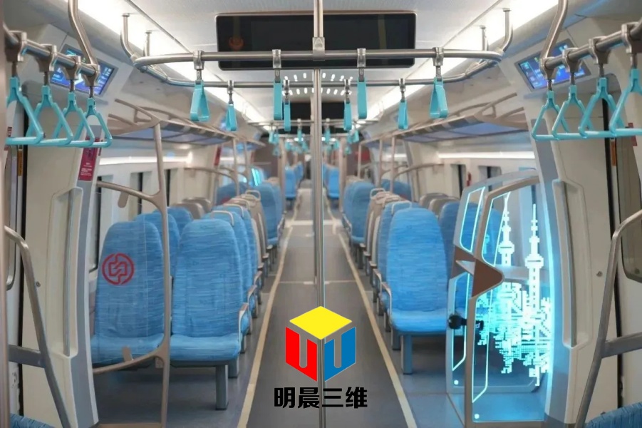 光之艺境 激光内雕工艺点缀高铁新时代