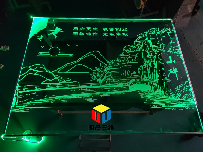 激光内雕玻璃：让光影雕刻艺术，赋能空间美学新表达