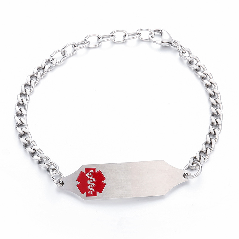 MECYLIFE Men Medical ID Alert Bracelet