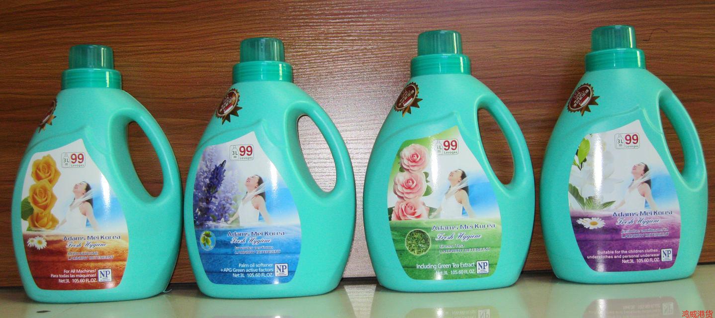3L韩国斯可丽茉莉花香抑菌洗衣液
