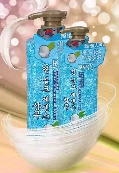 750ml korty天然蚕丝精华洗发水