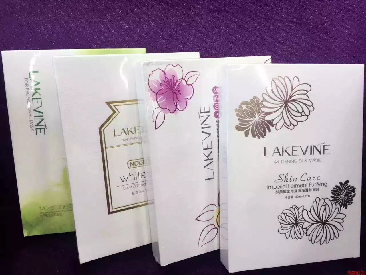 30ml*5片 Lakevine一见钟情纤颜雪肌蚕丝面膜（买三送一）