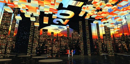 武汉数字展厅 武汉数字展馆 武汉数字多媒体 3D全息技术 互动投影系统 虚拟现实技术  曼动数字科技