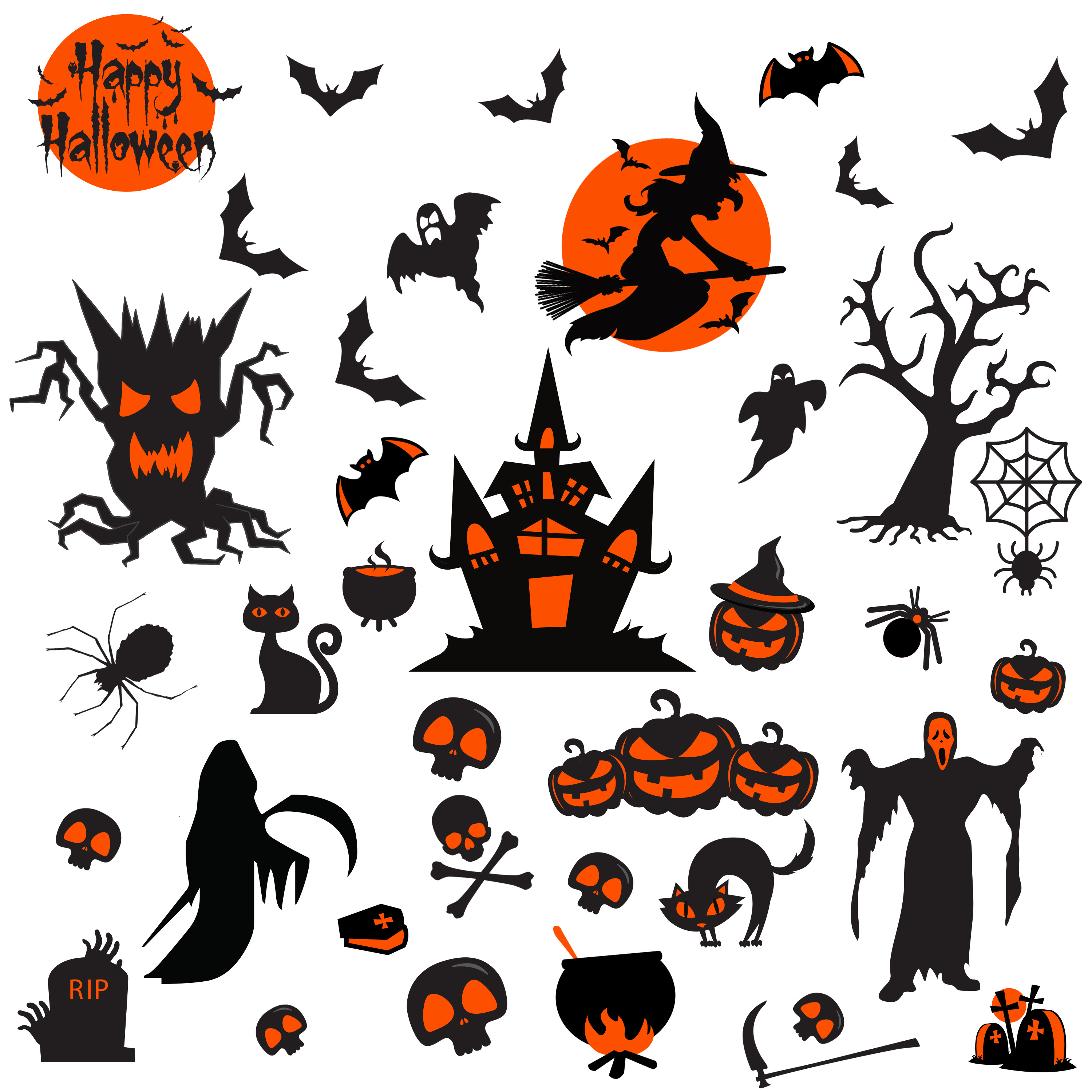 Halloween window sticker