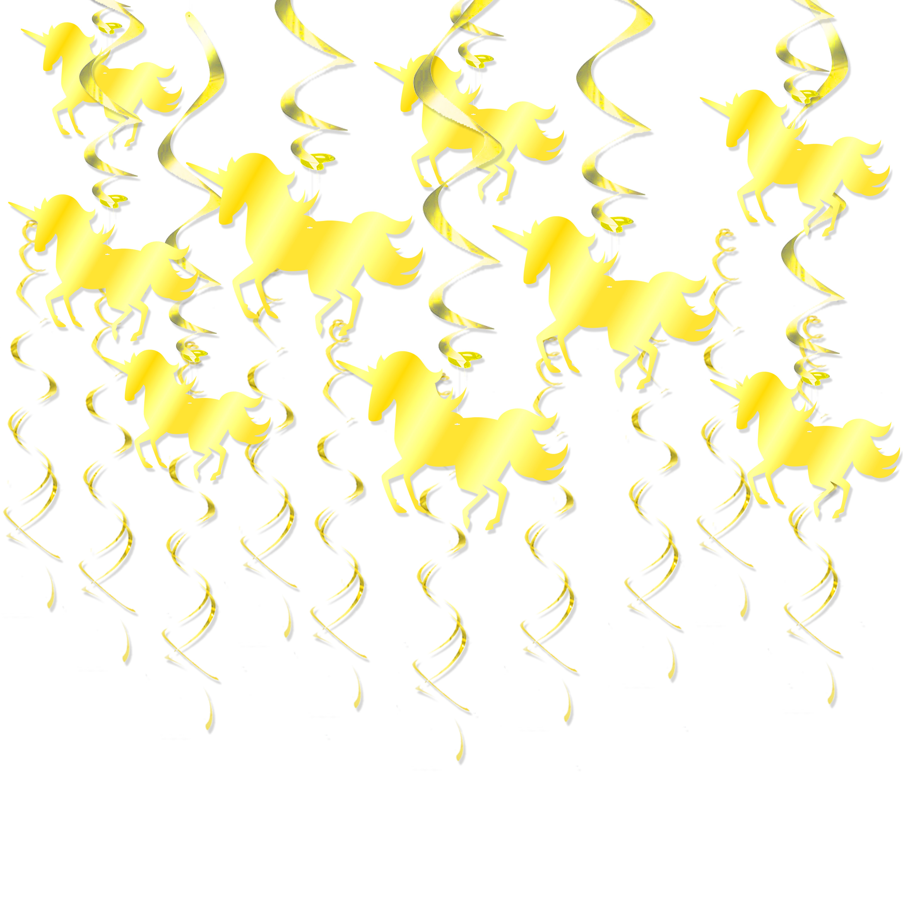 unicorn  Swirl Hanging Decoration