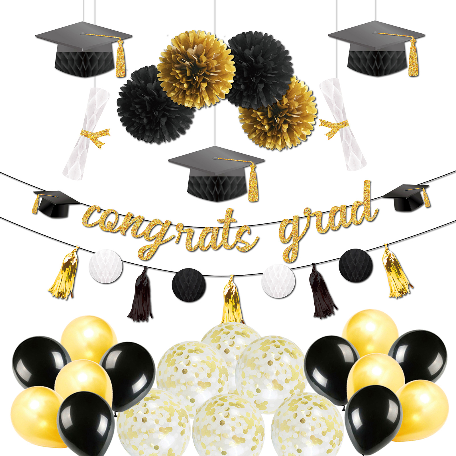 Graduation decoration kit