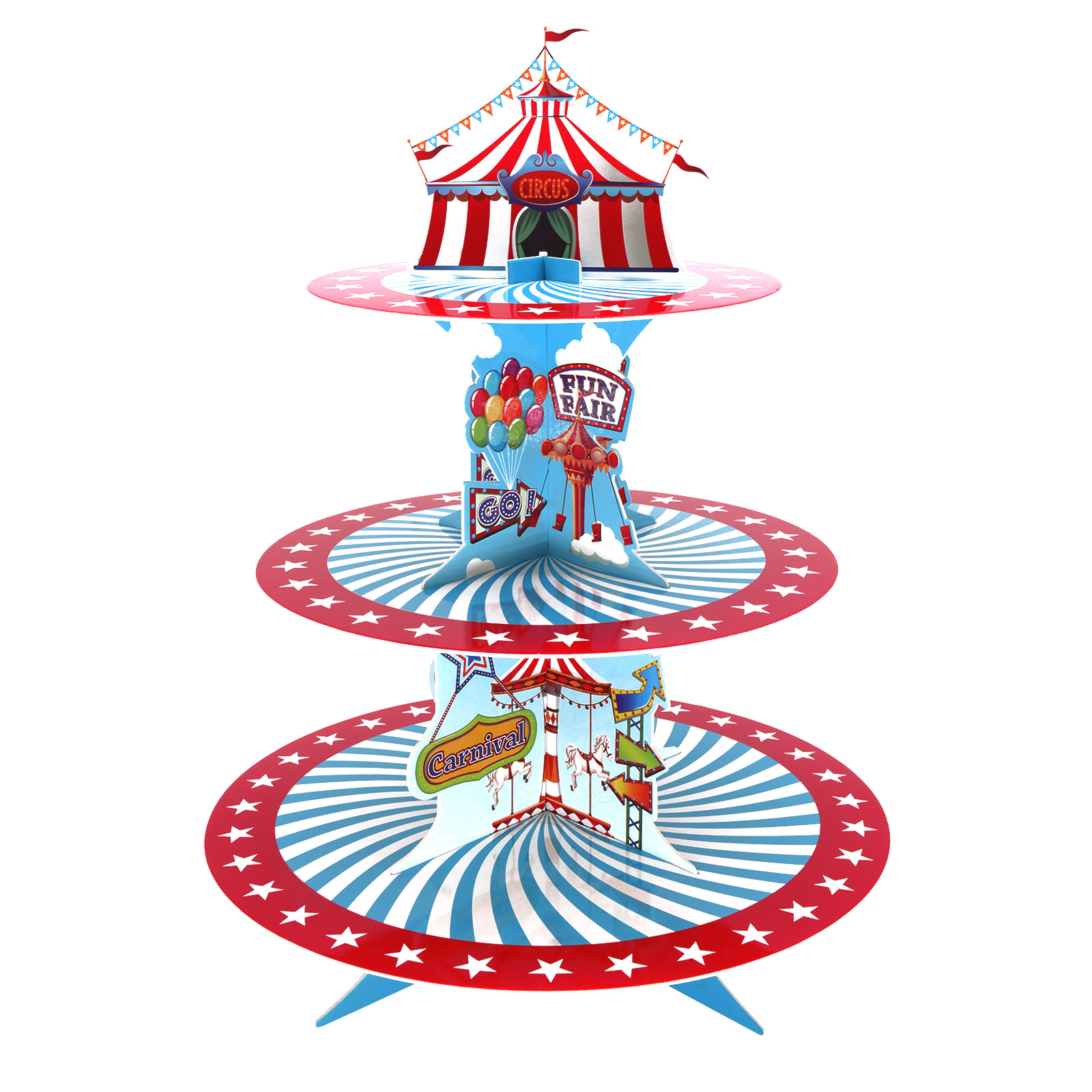 Circus themed cake stand