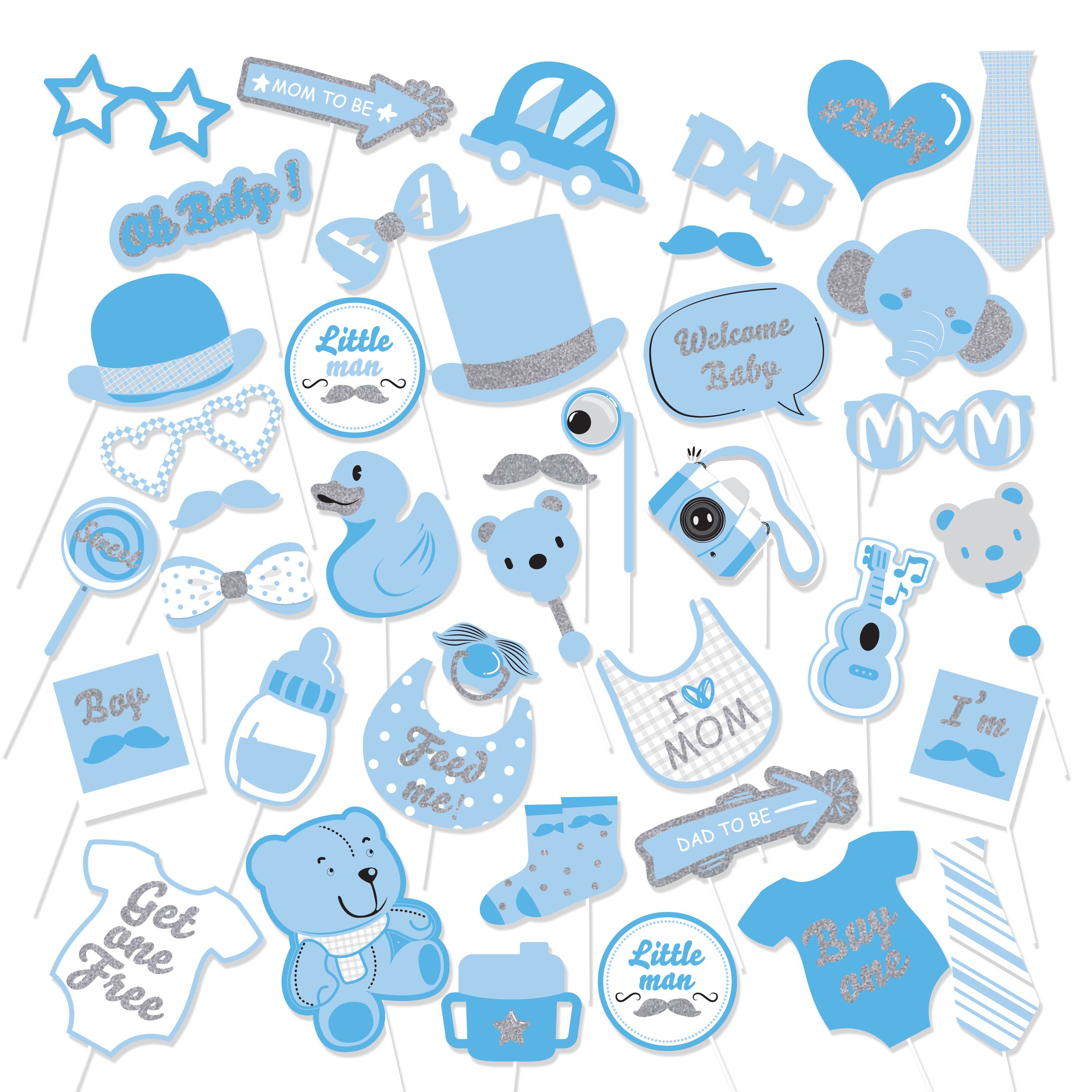 baby shower Photo Booth Props