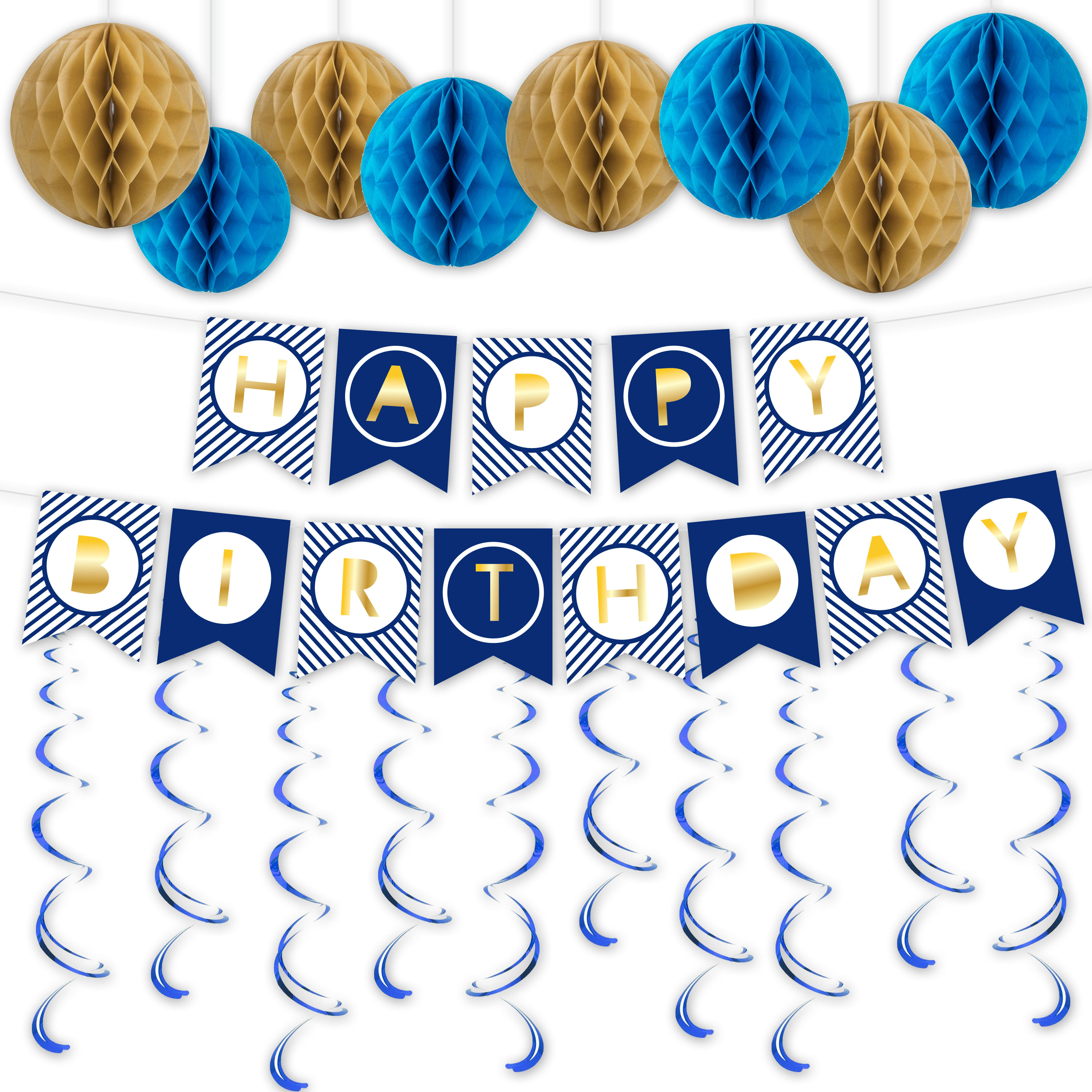 blue birthday kit