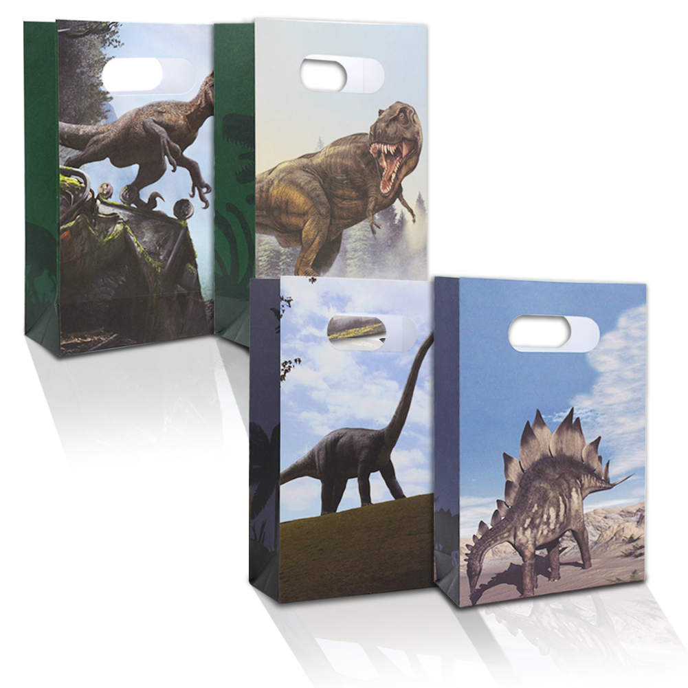 Dinosaur themed paper bags