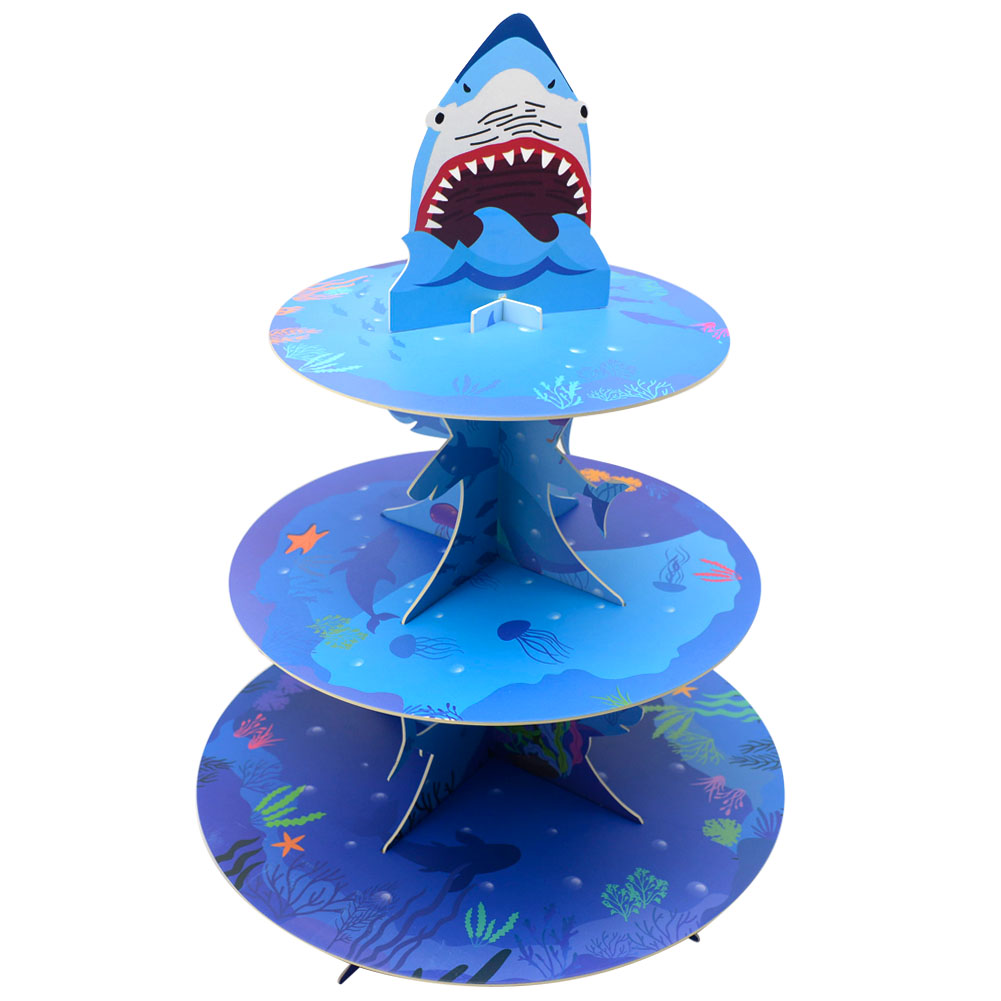 Shark cake holder