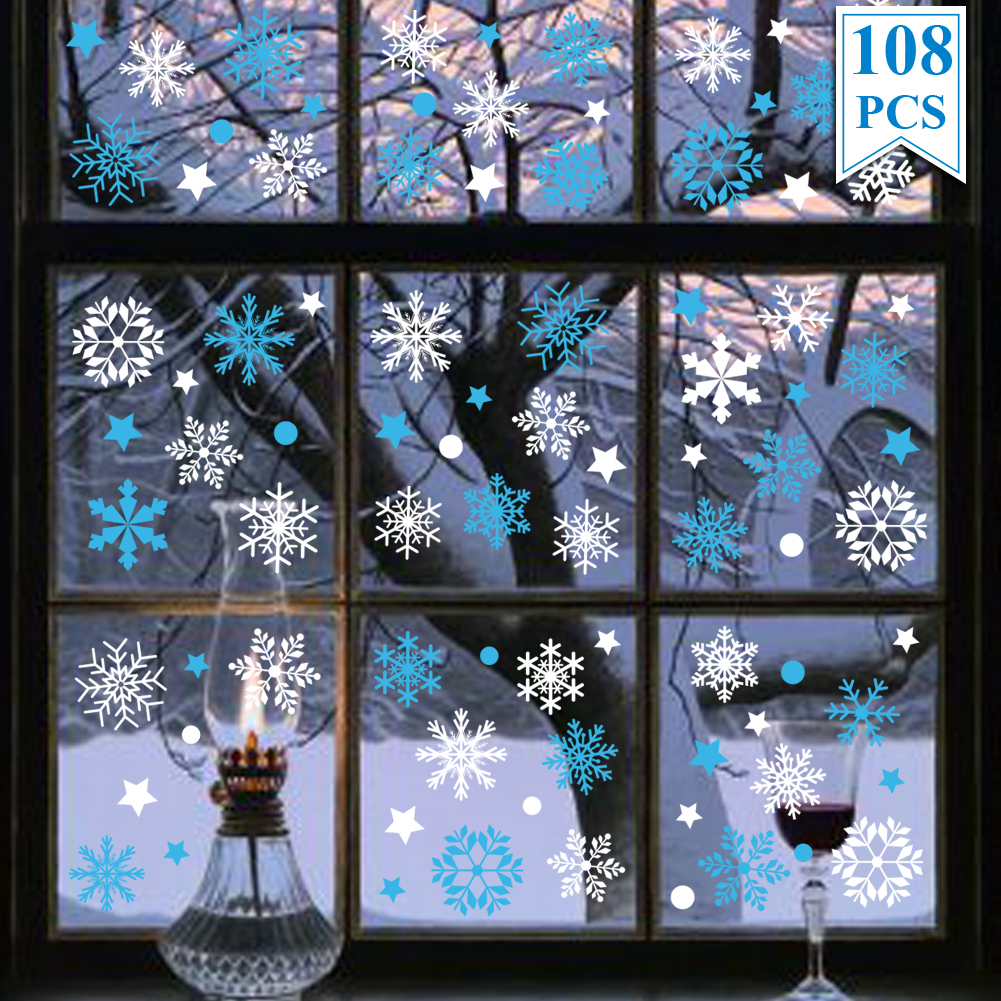 Snowflake window sticker
