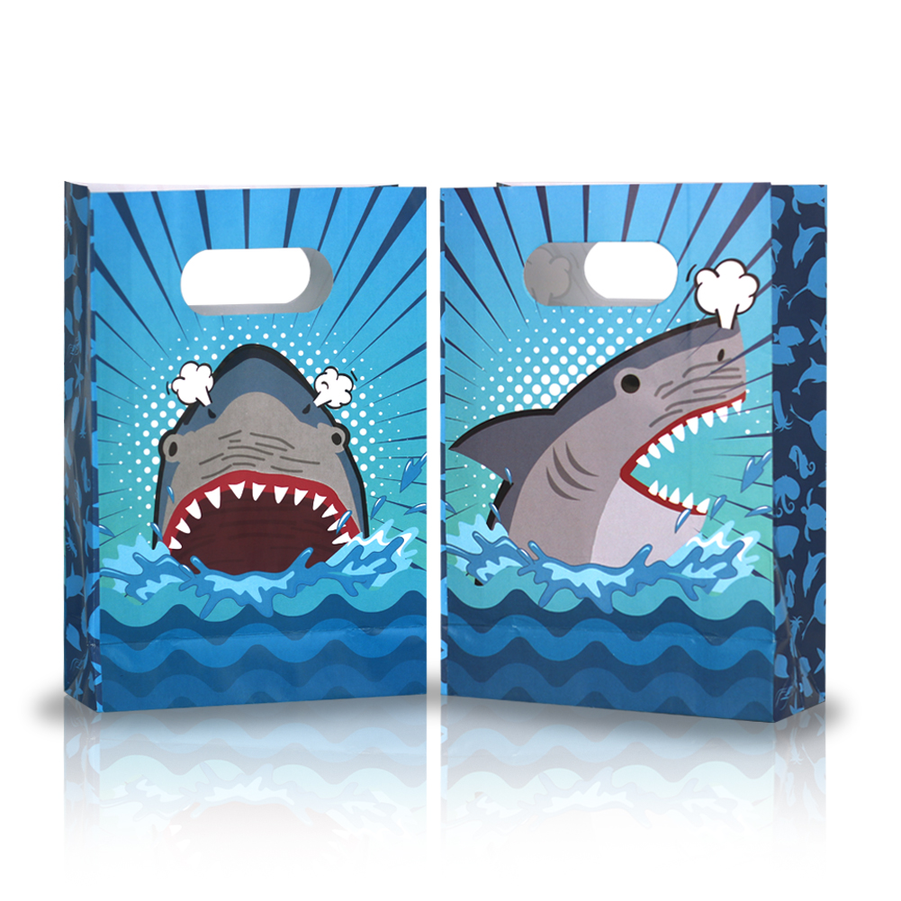 Shark paper bag