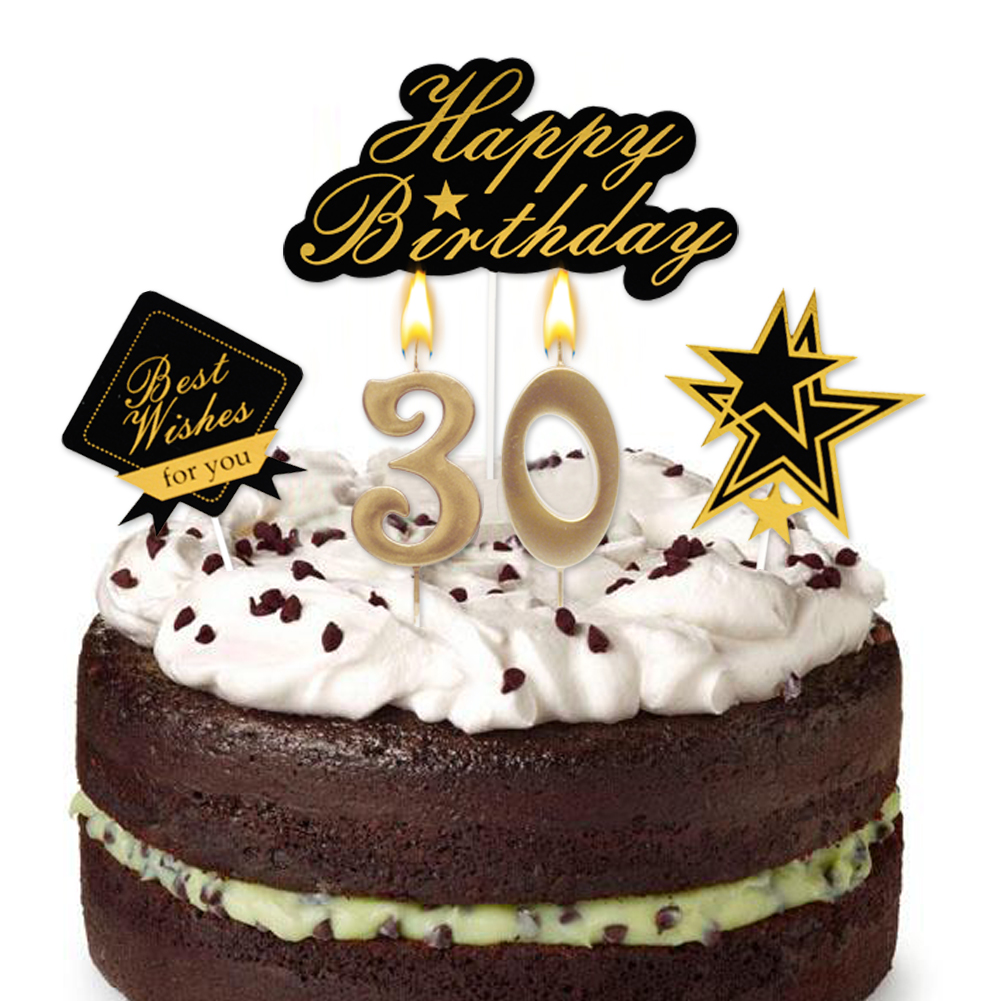 30 birthday candle decoration