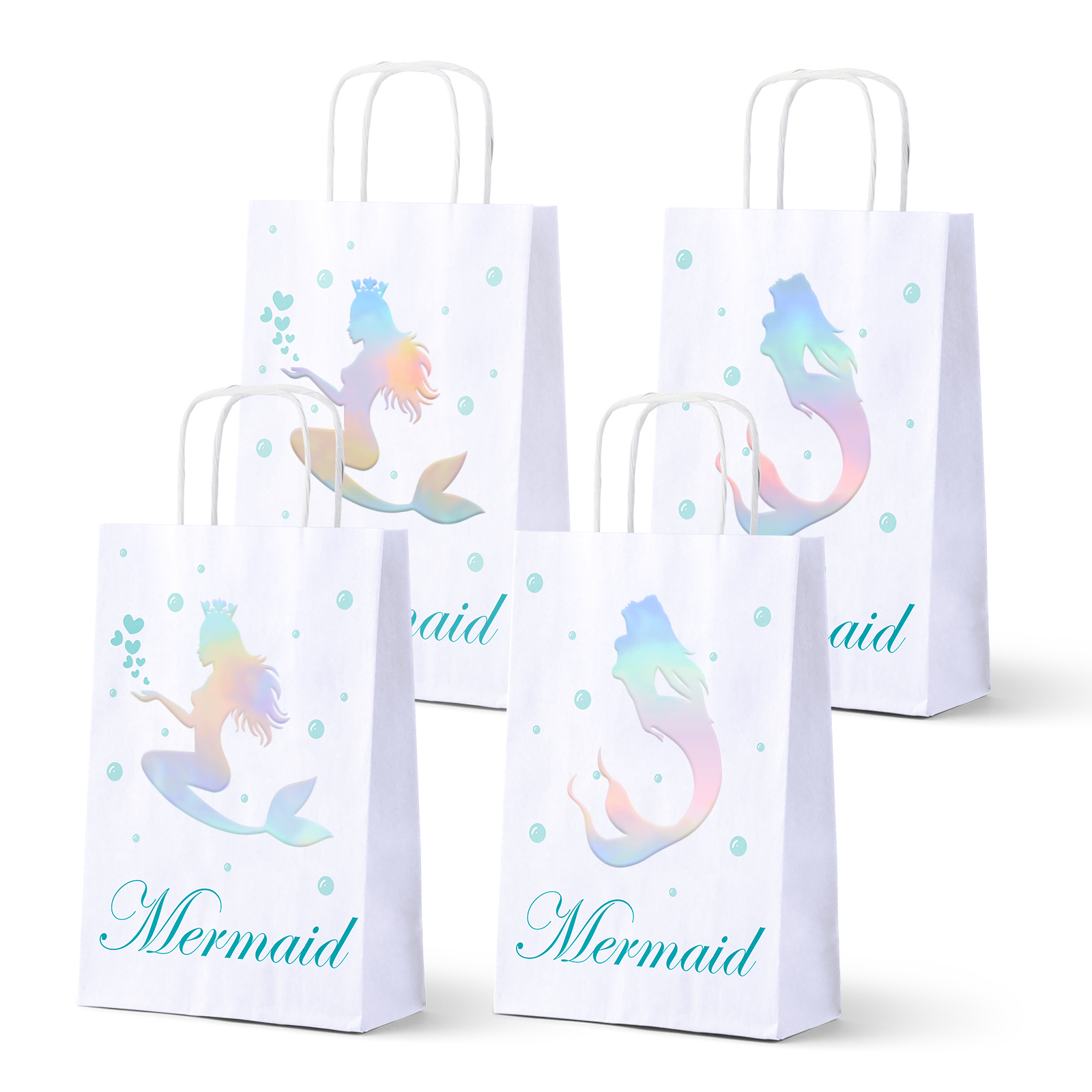 Mermaid hot stamped handbag