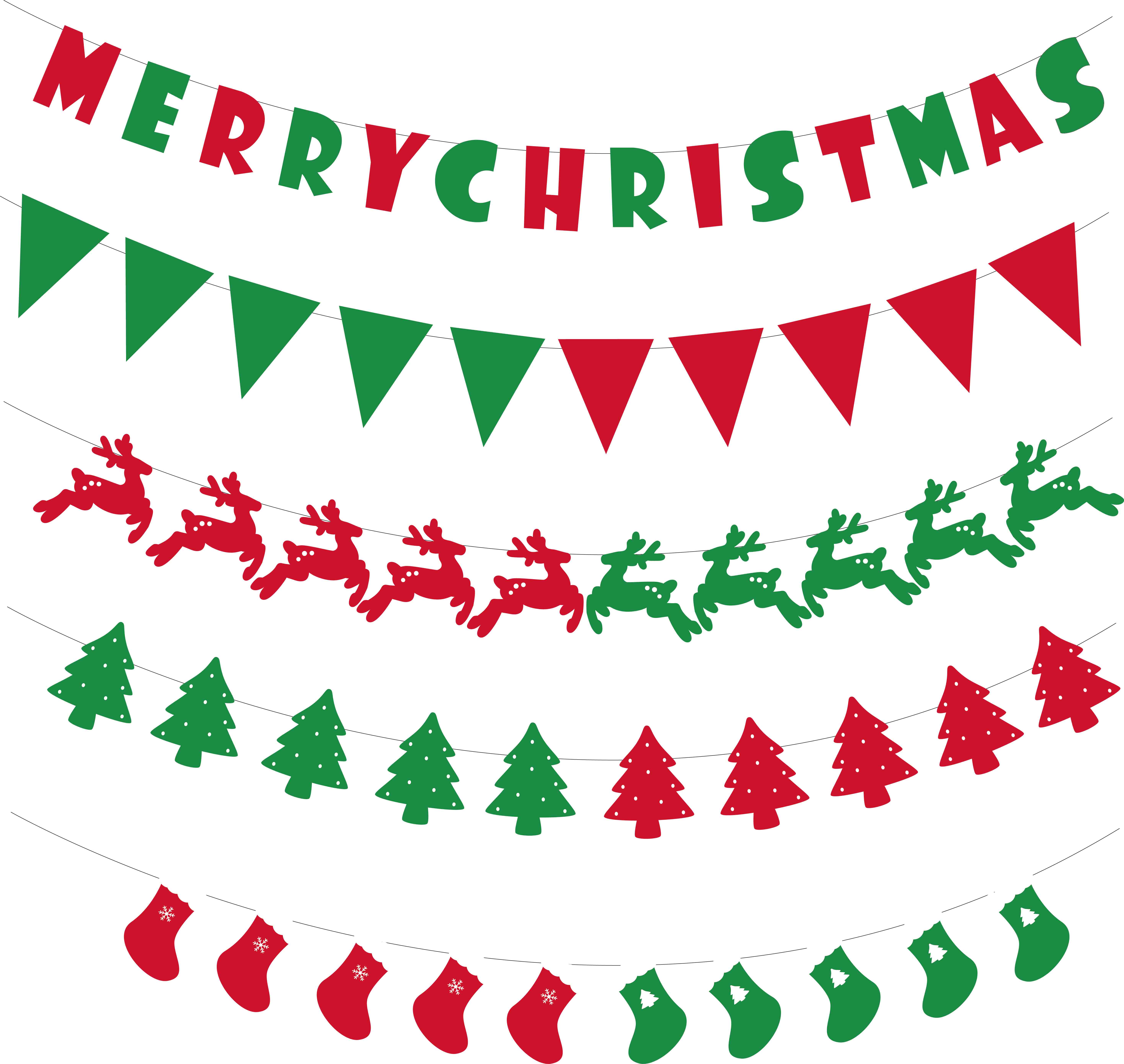 merrychristmas letter banner