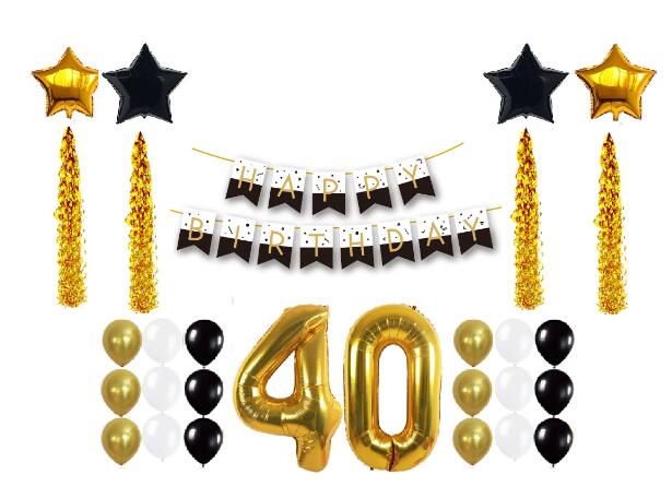 40th Birthday roo decorating kit