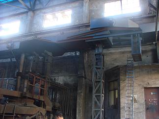 旋转式冶炼电炉收尘装置