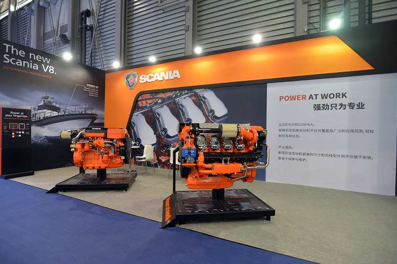 SCANIA海事展