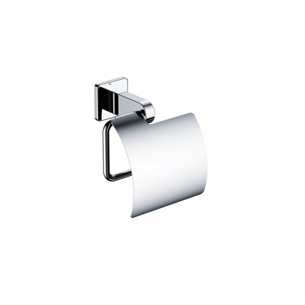 Roll holder with cover