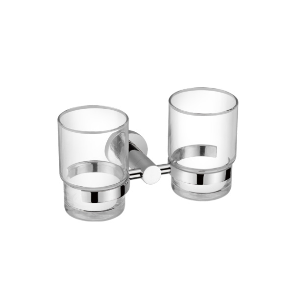 Double tumbler holder