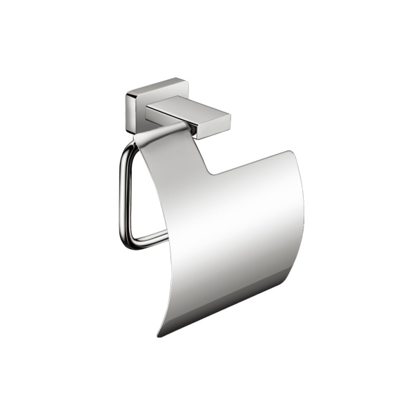 Roll holder with cover