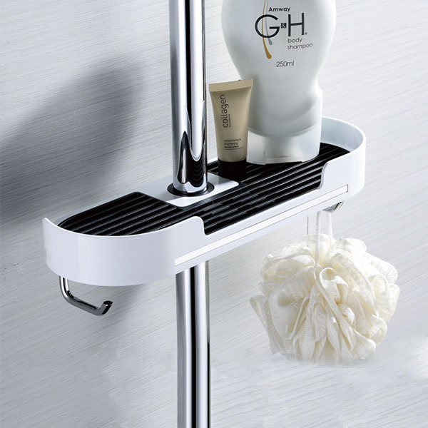 Shelf with hook for slide rail