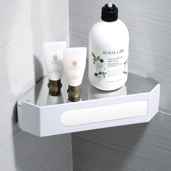 Corner shelf with storage box