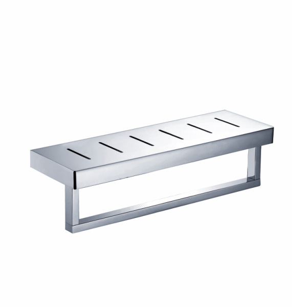 Shelf with towel ring