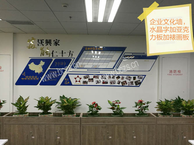 企业文化墙招牌A