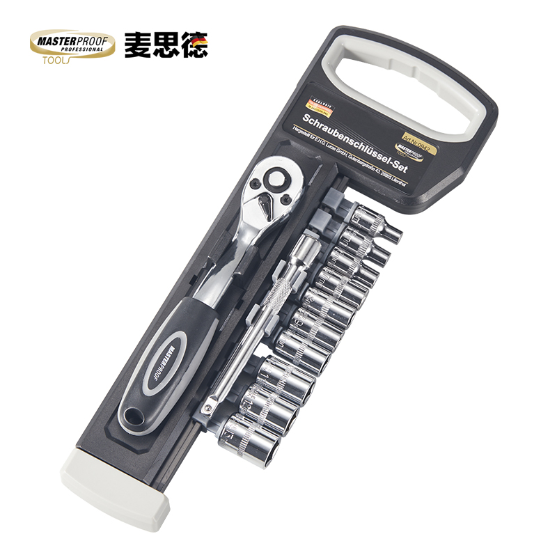 12PC 1/4-inch Socket Wrench Set