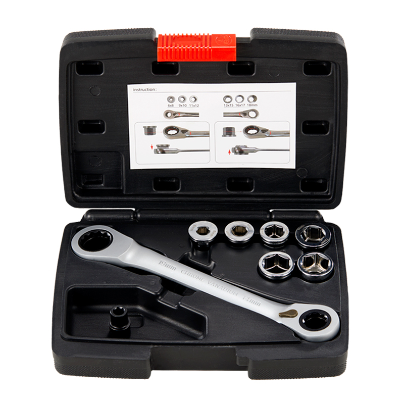 Ratchet ring wrench set