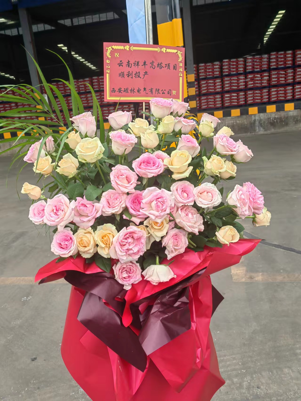 热烈祝贺云南祥丰高塔项目顺利投产