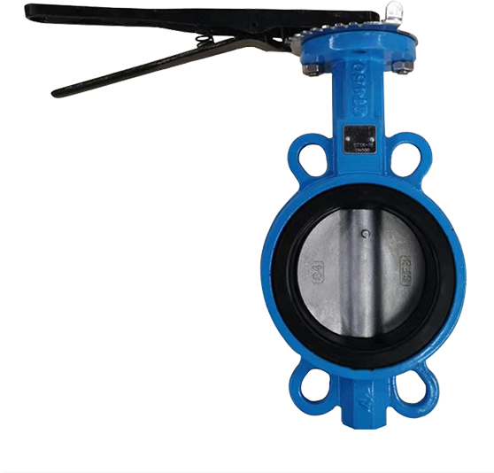 手柄对夹软密封蝶阀