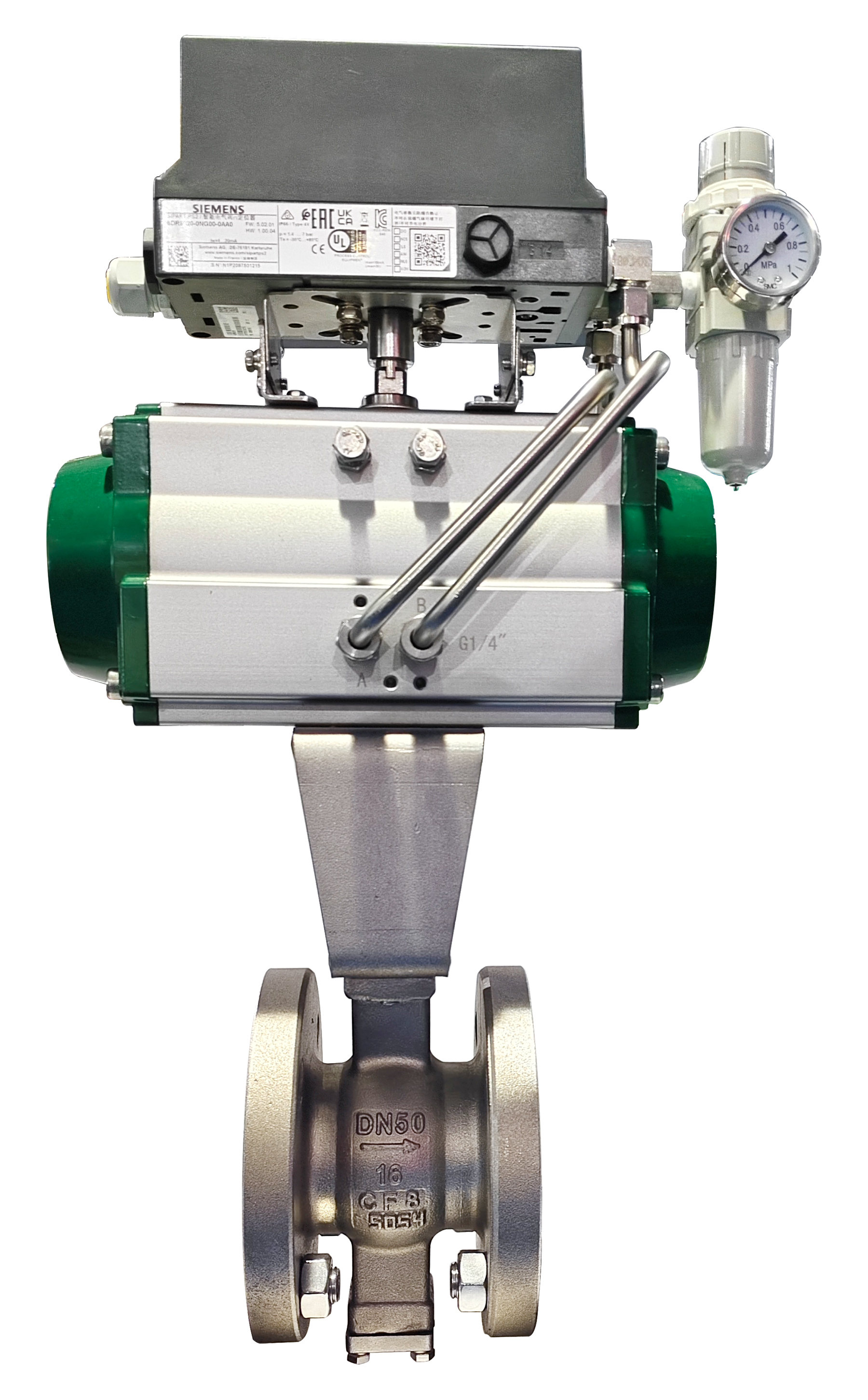 Pneumatic V-type Control Ball Valve