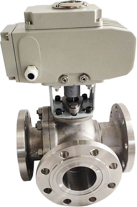 电动不锈钢三通球阀