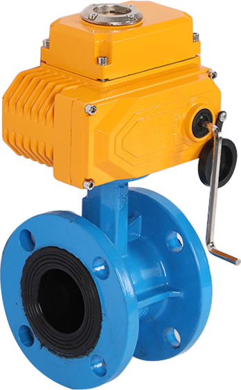 电动软密封法兰蝶阀