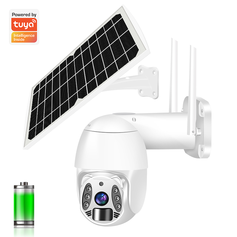 Q6 3MP Night Vision New Private Mode Low Power 4G Or Wifi Dome Solar Camera