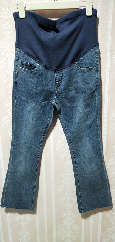 LW29832	[爱宝]素面微喇牛仔裤