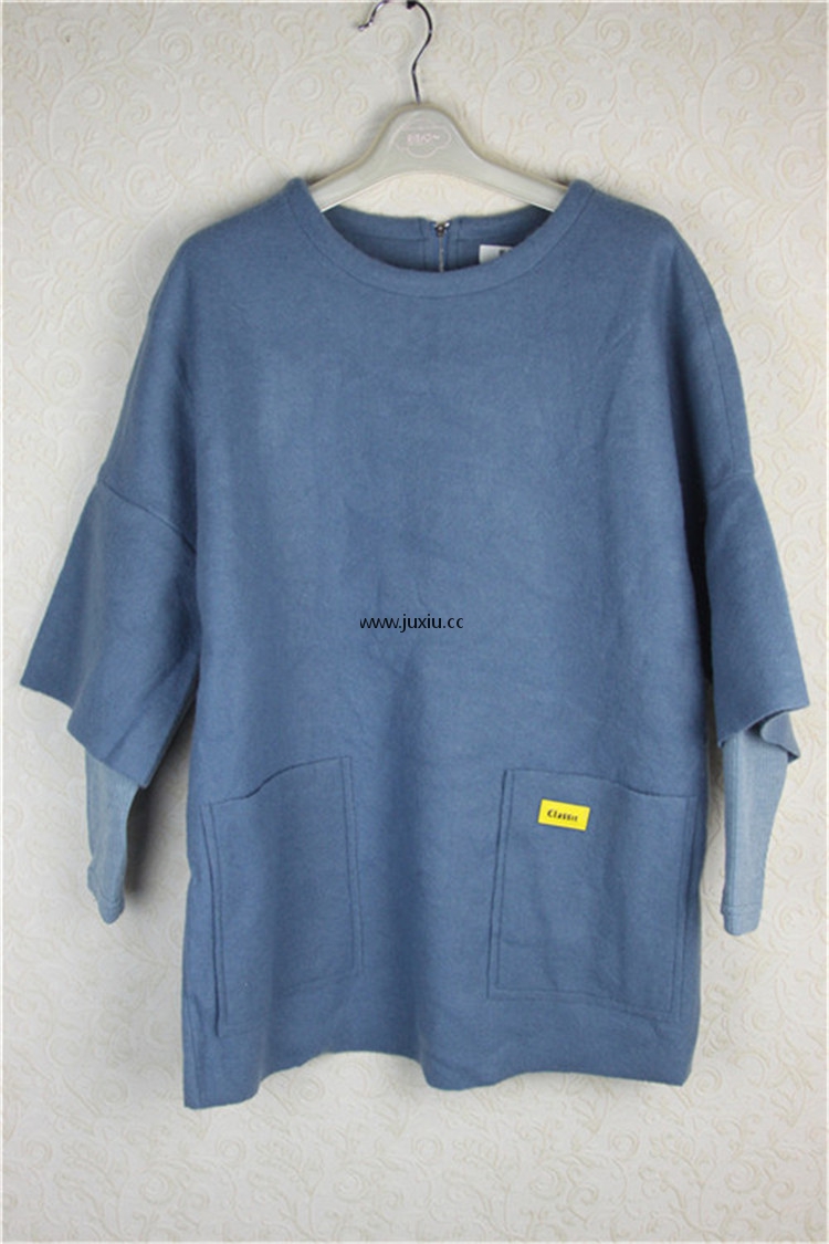 XF83C1088拼出完美长上衣