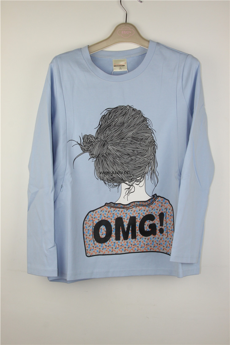 127308A1402329君心茧形时尚女孩上衣