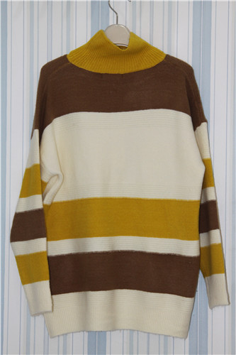 [拼出完美]条纹毛衣