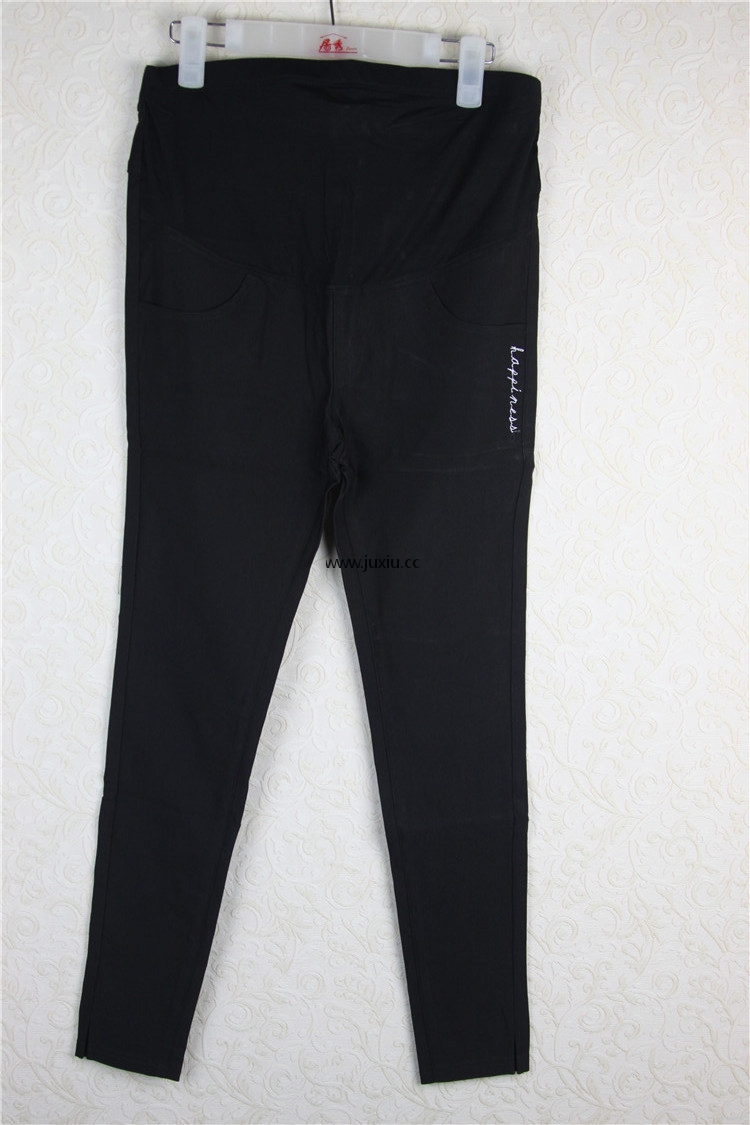 127308A1612303君心字母绣花铅笔裤